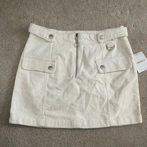 Short Ivory Skirt